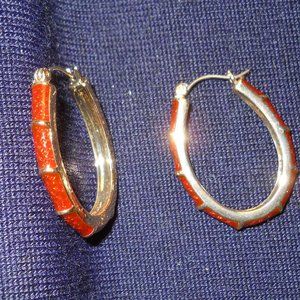 Christmas Earrings red